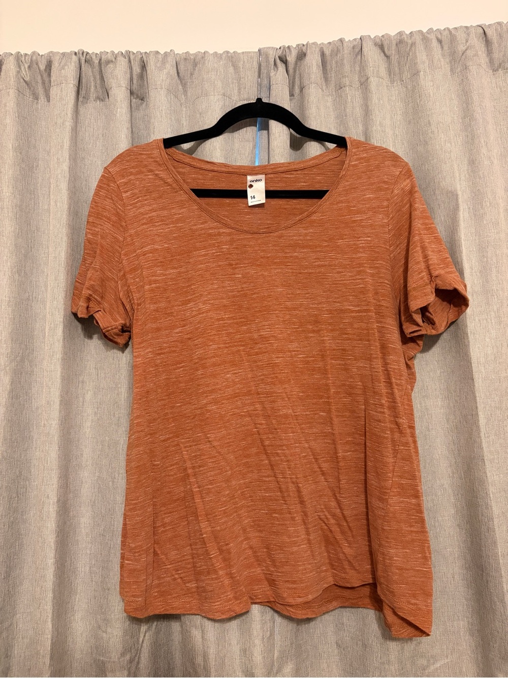 Everyday Crewneck Short Sleeve Tee - Rust